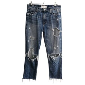 Mother Superior The Sinner Jeans in Ice Cream You Scream Distressing Straight 27